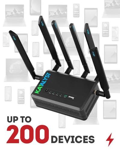 The Spark router serving many devices